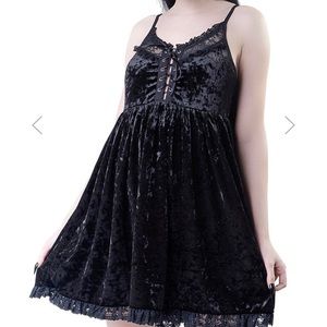 NWT Killstar Ashbury’s Angel Velvet Dress
